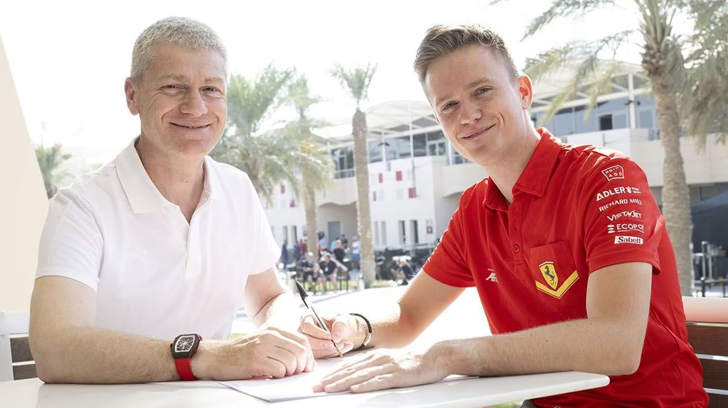 Nicklas Nielsen forlænger sin kontrakt med Ferrari
(Foto: Ferrari Media)
